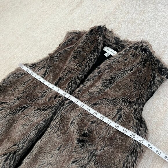 Sebby Faux Fur Cardigan Sweater Vest XXL - Picture 6 of 10
